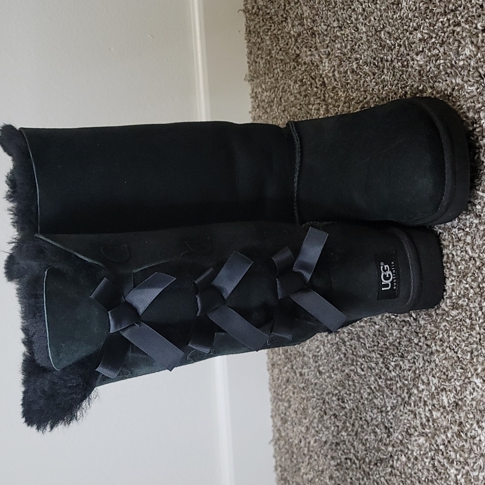 Ugg Women's Bailey Bow Tall Boots in Black